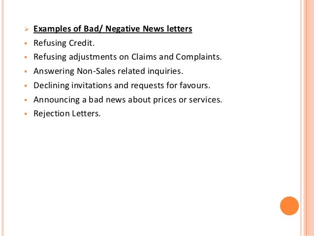 5 sample business letters