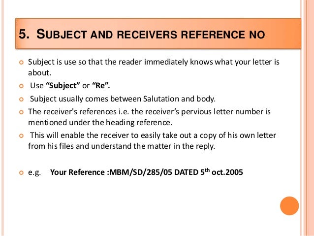 header for business letter