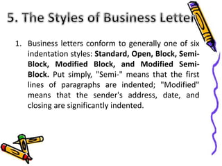 Business letter | PPT