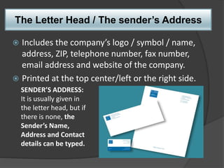 Business letter. | PPTX
