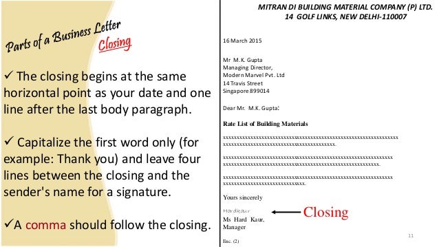 memorandum letters sample