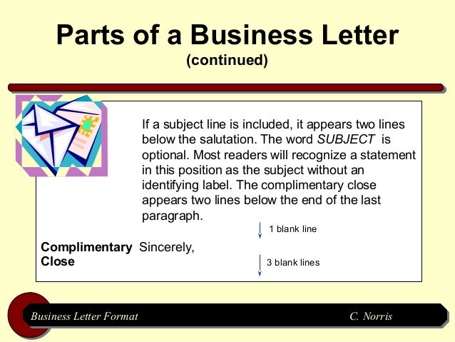 business letter format what are business letter