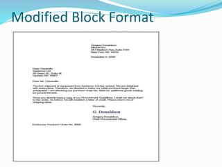 Modified Block Format

 