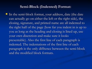 Business Letter Presentation | PPT