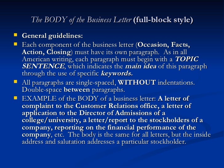 Human Body Corporation Letter Example Human Body Corporation Letter Example