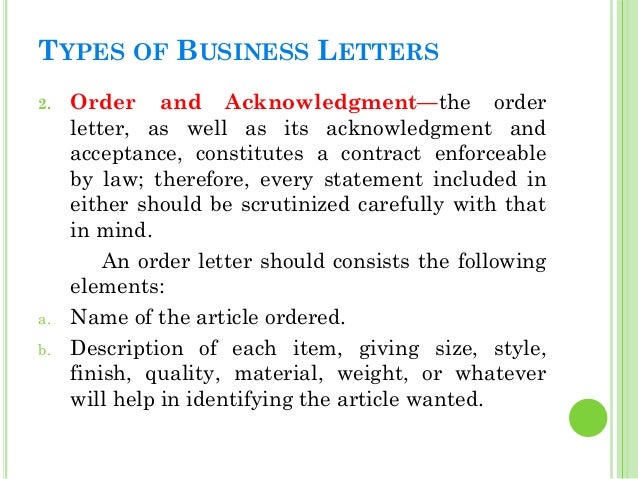 business letters business letter of acknowledgement sample