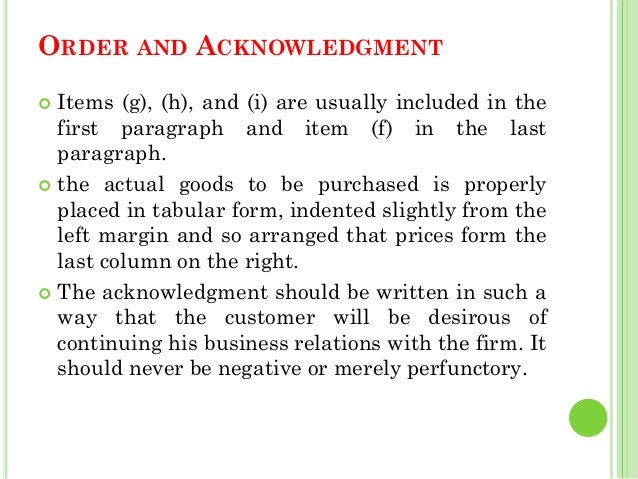 business letters business letter of acknowledgement sample