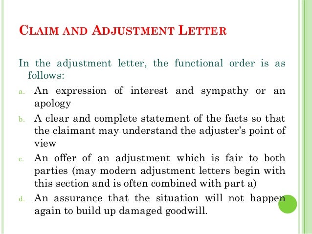 business letters letters of claim