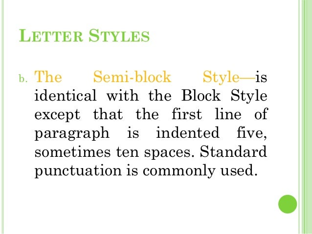 standard block style business letter selo l ink co