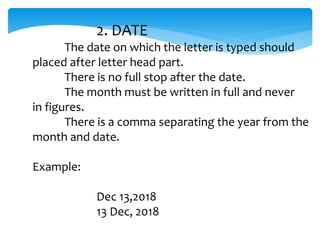Business letters | PPTX