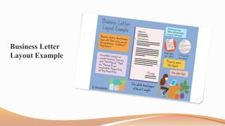 Business Letter
Layout Example
 