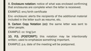 business letters........................ | PPT