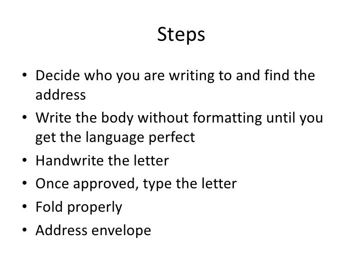how to fold business letter