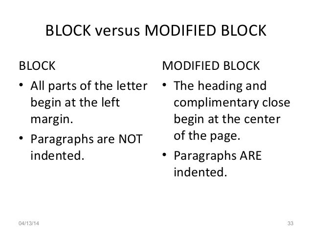 Define Modified Block Format Of Business Letter Define Modified Block Format Of Business Letter
