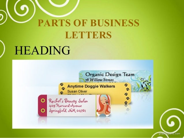 business letter ppt presentation