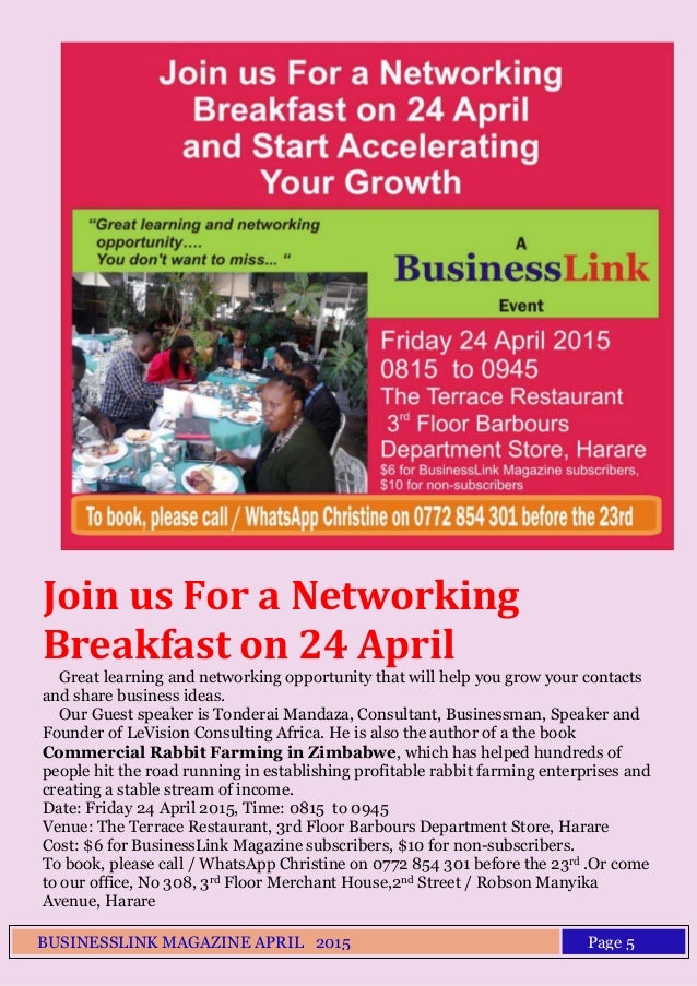 Businesslink Magazine April 2015 Download Sample