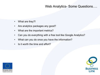 Good networks have comprehensive marketing and monitoring tools