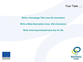 What do you want the visitor to do – the Action?Our Target Audience