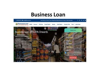 Business Loan
 