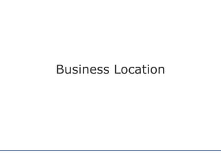 Business Location
 