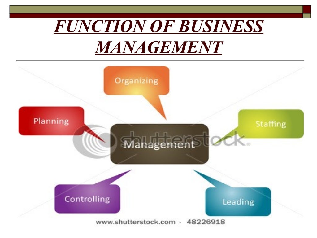 Business management