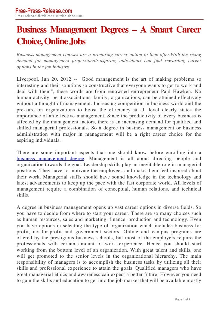 Business Management Degrees Business Management Degrees