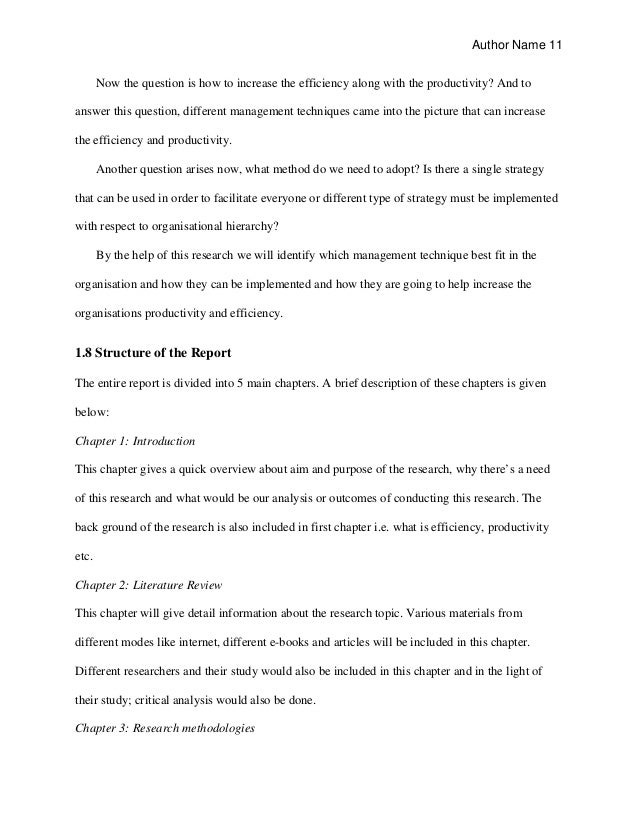 How to structure a secondary research dissertation