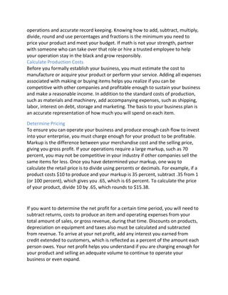 Business math (1) | PDF