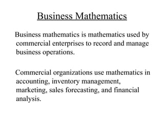 Business Mathematics ( Time value of money).pptx