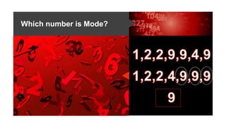 Which number is Mode?
 