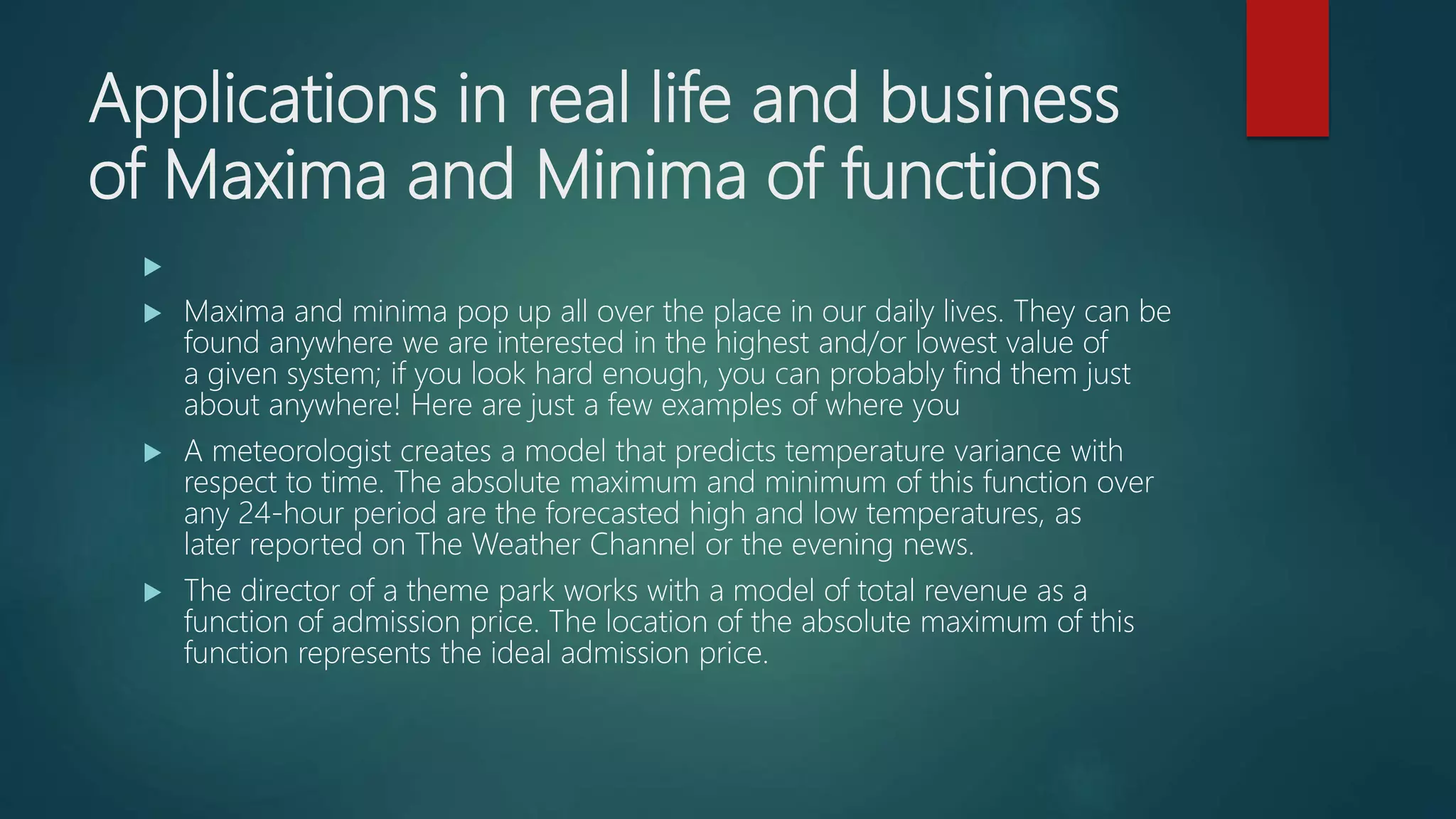 Applications Of Math In Real Life Applications Of Math In Real Life