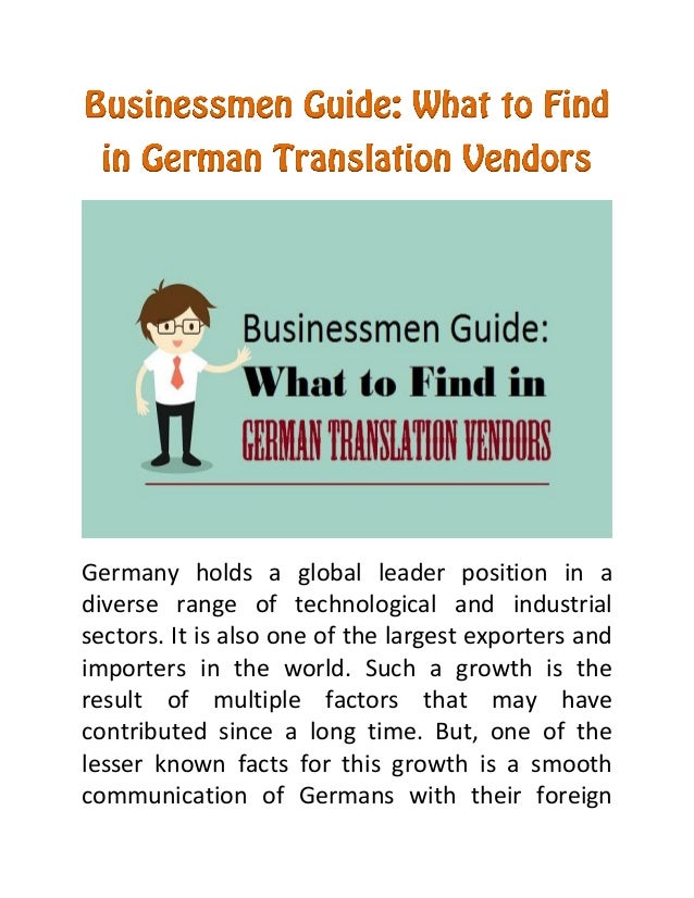 business plan german translation