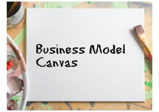 Business Model
Canvas
 
