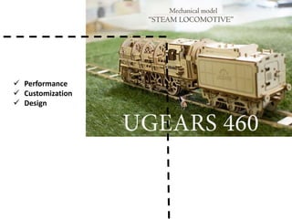  Performance
 Customization
 Design
 