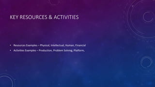 Key Recources Business model canvas | PPTX