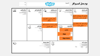 ‫فاصله‬ ‫با‬ ‫میخواهند‬ ‫که‬ ‫افرادی‬
‫باشند‬ ‫داشته‬ ‫تماس‬ ‫دور‬ ‫های‬
‫بین‬ ‫ارتباطات‬ ‫که‬ ‫های‬ ‫شرکت‬
‫دارند‬ ‫المللی‬
‫تصویری‬ ‫و‬ ‫صوتی‬ ‫تماس‬
‫رایگان‬
‫تلفن‬ ‫با‬ ‫دور‬ ‫راه‬ ‫از‬ ‫ارزان‬ ‫تماس‬
‫معمولی‬ ‫های‬
‫سایت‬
App
App store
 
