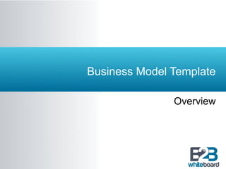 Business model template - overview | PPT