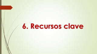 6. Recursos clave
 
