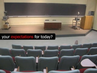 your expectations for today?
 