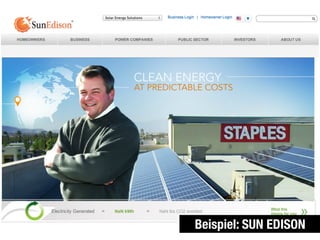 Beispiel: SUN EDISON
 