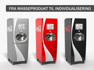 FRA MASSEPRODUKT TIL INDIVIDUALISERING
 