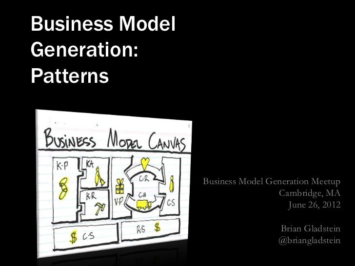 Patterns Business Model Generation | business model generation patterns Patterns Business Model Generation | business model generation patterns