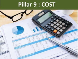 Pillar 9 : COST
44
 