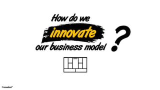 emadsaif
How do we
innovate
our business model ?
 