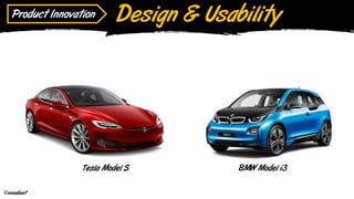 emadsaif
Product Innovation Design & Usability
Tesla Model S BMW Model i3
 