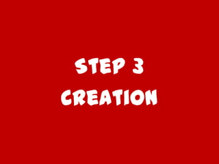 Step 3
Creation
 