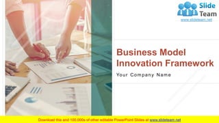 Business Model
Innovation Framework
Your Com pan y Nam e
 