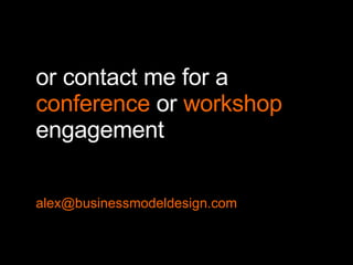 or contact me for a  conference  or  workshop  engagement [email_address] 