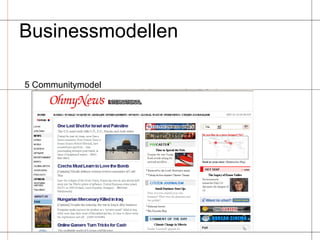 Businessmodellen  5 Communitymodel 