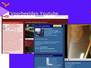Voorbeelden Youtube 